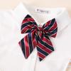 Ropa de Negocios Cuello de Flor para Mujer Azafata de Banco Atendente de Servicio al Cliente Negocios Estilo Coreano Lazo Corbata Pequeña Bufanda