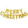 Traje de letra navideña de 16 pulgadas Decoración para fiesta de Feliz Navidad Globo de papel de aluminio navideño al por mayor