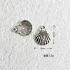 Pingente de Concha de Liga DIY Estilo Oceano Charme de Concha Brinco Colar Pulseira Artesanais Acessórios de Joia Venda por Atacado