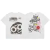 Coleção Ts Travis Scott Cactus Jack Estilo Joint Casual Gola Redonda Manga Curta Masculino e Feminino Verão Masculino