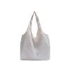Bolsa de Mão de Grande Capacidade Estilo Hong Kong Personalizada Retrô Moda para Mulheres Nova 2025 Bolsa de Ombro Floral Pequena Literária Bolsa Axilar