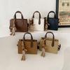 Bolso de hombro tipo cubo retro europeo y americano para mujer de gran capacidad, bolso bandolera 2023 nuevo bolso de mano de moda, bolso bandolera para ir al trabajo