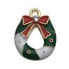 140 Desenhos animados Óleo Gota Liga Santa Elk Árvore Floco de Neve DIY Brincos Pulseira Pingente Jóias Acessórios