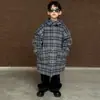 Ropa para Niños Zhilili Abrigo de Lana para Niños 2026 Invierno Nuevo Estilo Chaqueta Gruesa para Niños Ropa Cálida de Invierno para Bebé