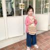 Ropa de Protección Solar de Seda de Hielo para Niñas a la Moda Estilo Coreano Estilo Occidental Cárdigan de Punto Antimosquitos Chaqueta Camisa de Aire Acondicionado para Bebé Niña