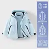Chaqueta de Esquí 3 en 1 para Niños y Niñas, Chaqueta de Esquí Padre-Hijo, Ropa de Montañismo a Prueba de Viento e Impermeable para Exteriores para Hombres, Personalizada
