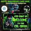 Cartelera de Patio Nuevo Halloween Transfronteriza Impermeable Decoración de Fiesta Jardín Luminoso Señal de Césped