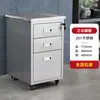 Escritorio de acero inoxidable 304 con cajón escritorio para computadora consola para taller de purificación libre de polvo mesa de acero inoxidable