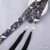 Accesorios Hanfu con falda larga, accesorios para el cabello, banda para el cabello estilo chino para mujer, disfraz de estilo antiguo, tocado de cinta larga roja