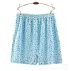 Roupa íntima para Meia-idade e Idosos Feminina Poliéster Algodão Cintura Alta Tamanho Plus Size Mãe Shorts Soltos Vovó Shorts Boxer