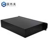 Chasis de control industrial de aluminio completo 2U, chasis de servidor, mango, revestimiento de óxido, chasis de amplificador de potencia estándar de 19 pulgadas en stock