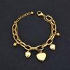 Amor Cuentas Redondas Pulsera Hip Hop Mejor Amiga de Mujer Estilo Frío Pulsera de Temperamento Pulsera de Estudiante Diseño de Nicho de Moda Hombres Moderno Cool