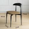 Cadeira de chifre de ferro forjado Nordic Home Backrest Dining Chair Designer Simple Retro Restaurant Store Casual Office Chair