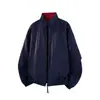 Chaqueta funcional de estilo stand-up, nueva de primavera de marca de moda para hombre, abrigo casual versátil de pareja de ajuste holgado estilo retro americano