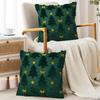 Funda de Almohada de Peluche 3D Navideña Transfronteriza Árbol de Navidad Lazo Cojín Amazon Cojín Lumbar Funda de Almohada Venta al por Mayor