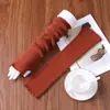 Venta al por mayor del fabricante Lana 100% Pura Manga Acampanada Tejido Cálido Calentadores de Brazo sin Dedos Guantes de Manga Larga Gran Cantidad en Stock