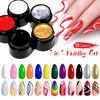 Gel Crema para Pintura de Uñas Gel 12 Colores Gel de Pintura Herramientas para Nailart Venta Caliente Transfronteriza Venta Caliente Transfronteriza