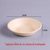 Tigela de 6 polegadas Tigela de 7 polegadas Tigela de papel descartável calibre 16/19cm Tigela doméstica comercial Tigela descartável degradável ecológica