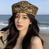 Gorra Azul Marino Bordada Europea y Americana Cosplay Uniforme de Policía Femenino Sombrero de Otoño e Invierno para Actuación Circunferencia de Cabeza Grande Sombrero de Marinero Japonés para Mujer