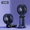 Ventilador de mano N15, popular ventilador portátil recargable por USB para estudiantes, silencioso, potente, mini ventilador personal de aromaterapia