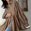 Pedidos de exportación japoneses, coreanos y del sudeste asiático: camisas de manga larga de primavera, otoño e invierno, camisetas interiores, camisetas lisas y tops