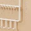 Estante para Joyas Estante de Pared Soporte de Pared Sin Taladro Estante de Almacenamiento Soporte de Pared para Accesorios del Cabello Gomas para el Cabello Bandas Elásticas Estante de Exhibición Gadget