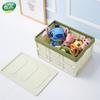 Caja de Almacenamiento para Libros, Caja de Almacenamiento Plegable para Mudanza de Dormitorio, Caja de Almacenamiento para Libros de Estudiantes, Caja de Almacenamiento para el Hogar Montada en el Coche
