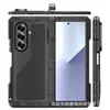 Adecuado para Z-Fold 30% de descuento Funda de Metal Triple Protección para Teléfono Fold7 con Soporte Bisagra Ranura para Bolígrafo Anticaídas Funda Dura Transfronterizo