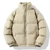 Abrigo de algodón grueso exclusivo transfronterizo, chaqueta de algodón gruesa y cálida de comercio exterior, chaqueta acolchada holgada de cuello alto, abrigo de algodón a prueba de frío para hombre