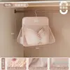Bolsa de almacenamiento para ropa interior, organizador de malla colgante para armarios de dormitorios, para guardar calcetines y ropa interior, una bolsa de almacenamiento colgante tres en uno