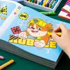 Livro de Colorir Patrulha Canina para Idades de 3 a 6 Anos Livro de Colorir para Rabiscar no Jardim de Infância Livro Ilustrado Infantil Aprendendo o Oceano