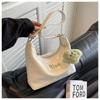 Moda Coreana Transfronteriza Nicho Bolso de Hombro Texturizado tipo Empanada para Mujer 2026 Nuevo Otoño Bolso Simple de Hombro Cruzado