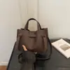Comércio exterior moda europeia e americana retrô transfronteiriço para o dia a dia casual estilo coreano novo plissado grande capacidade simples bolsa de ombro transversal
