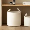 Cesta para Ropa Sucia de Cuerda de Algodón Tejida con Asas Cesta de Almacenamiento de Ropa Cubo de Almacenamiento para Peluches Cesta de Almacenamiento Cesto de Lavandería