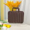 Caja de Regalo de Ratán, Caja de Regalo Tejida, Caja de Almacenamiento para Accesorios de Fotografía al Aire Libre para Bodas e Infancia, Regalo Empresarial