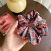 Accesorios de Brocado Tradicional de la Dinastía Song China, Nuevas Gomas para el Cabello Estilo Chino Nuevo, Scrunchies Grandes, Gomas para Moños, Accesorios para el Cabello de Cola de Caballo, Bandas Elásticas, Cuerdas para el Cabello Estilo Chino Tradicional, Adornos para el Cabello