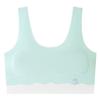 [9-16 anos] Ice Silk sem costura menina colete meninas desenvolvimento crianças cueca anti-colisão tubo respirável fino