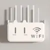 Caja de Almacenamiento para Router Wifi Ken Sheng Estante Montado en Pared Sin Taladro Sala de Estar Pared Set-Top Box Organizador de Cables