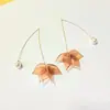 Nuevos Pendientes Geométricos de Moda, Simples, Versátiles, Personalizados, Chapados en Oro Real, Aguja de Plata Real 925, Estilo Coreano Popular, para Mujer