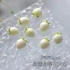 Accesorios de Arte para Uñas de Fresa Crema Dibujos Animados Nuevo Estéreo Rosa Claro Pequeña Fresa Fruta Artificial Diamante para Uñas Desgastable