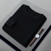 Otoño e Invierno nuevo suéter de cachemira para hombre de cuello redondo suéter de caballero de negocios suéter de manga larga jersey suéter básico para hombre