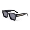 Gafas de sol de placa montura retro 1439 gafas de sol polarizadas transfronterizas personalidad europea y americana moda pin marea punto venta al por mayor