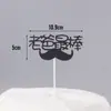Decoração de Bolo para Assar no Dia dos Pais Cartão Mestre da Família Deuses Masculinos Pai Rico Plug-in para Bolo de Aniversário
