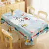 Mantel Infantil Graffiti Impermeable y a Prueba de Aceite Sin Lavado 2026 Nuevo Estilo Mantel para Mesa de Comedor con un Ambiente Lindo de Dibujos Animados Mantel para Mesa de Café