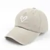 Gorra de Béisbol Lavada Vintage Versátil con Bordado de Corazón de Melocotón para Primavera y Verano Versión Coreana Delgada Gorra Suave con Visera de Pato para Hombres Tendencia