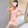 Vestido Casual Petite Estilo Primavera Slim Hot Girl com Capuz, Vestido Bodycon Sexy Curto Versátil Puro Desejo para Mulheres