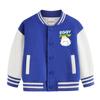 Ropa para Niños y Niñas Chaqueta Forrada de Polar 2025 Nueva Versátil Mediana y Grande Niños Casual Otoño e Invierno Engrosada Uniforme de Béisbol para Niños
