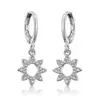 Lote mixto de varios estilos aretes de oro para mujer con colgante geométrico de circón microincrustado joyería de oreja de nicho de alta gama