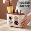 Formas de Picolé Sorvete Doméstico Verão Gelo Refrescante Sorveteira Caseira Fabricante de Picolé Bandeja de Cubos de Gelo Caixa Fofa de Bandeja de Cubos de Gelo