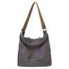 Bolsa transversal de grande capacidade, bolsa masculina retrô, bolsa de ombro Ruiying, bolsa escolar para estudantes universitários, bolsa de lona portátil para mulheres